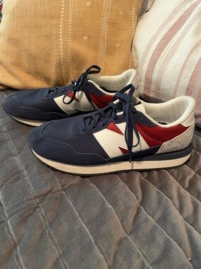 New Balance 237 Navy, Red & White Retro Runner Sneakers